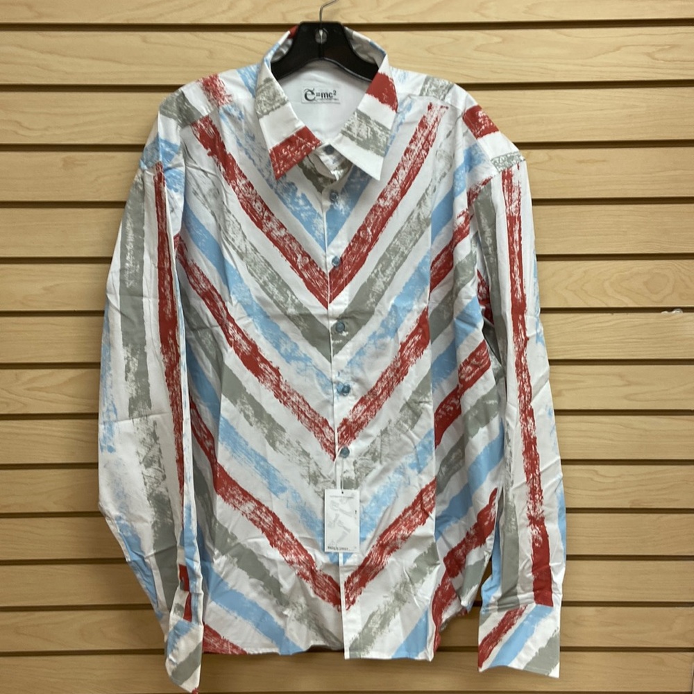NWT E=MC2 men fashionable shirt. Size XXXL